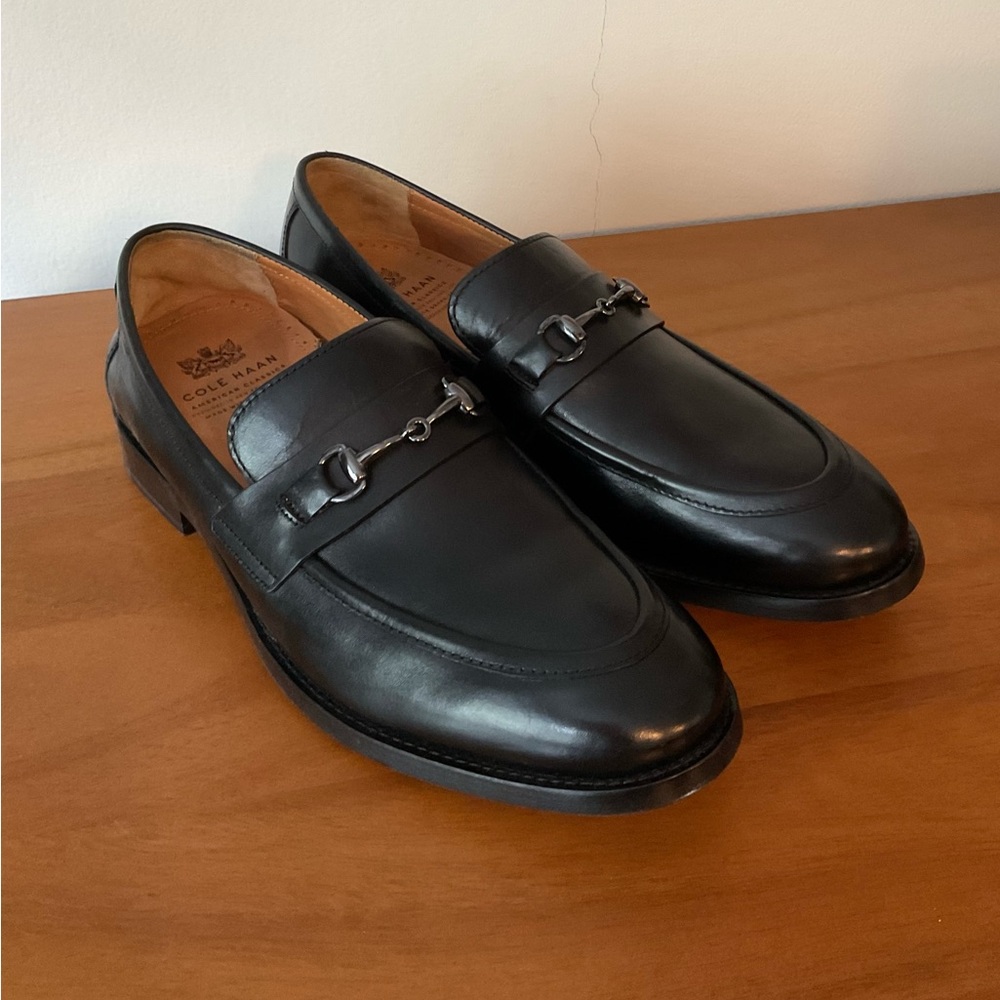 Cole Haan Horsebit Loafers Black Size 9.5 D